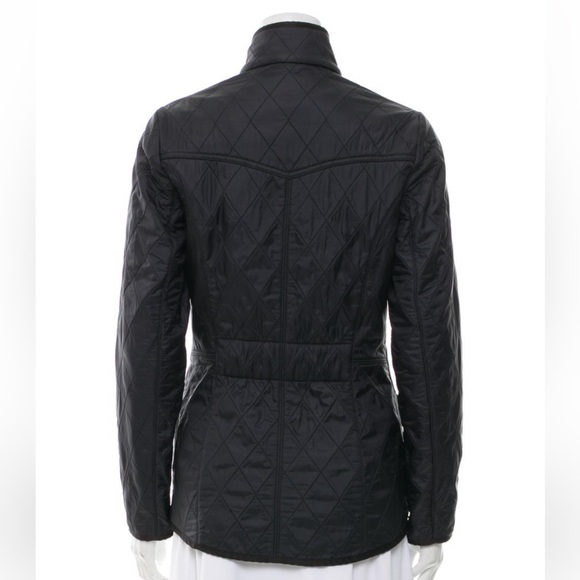 Barbour Quilted Utility Jacket in Dark Gray - Picture 4 of 5